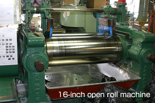 16-inch open roll machine