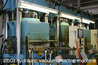 250t hydraulic vacuum molding machine